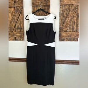 White House Black Market Color Block Dress Women’s Size 12